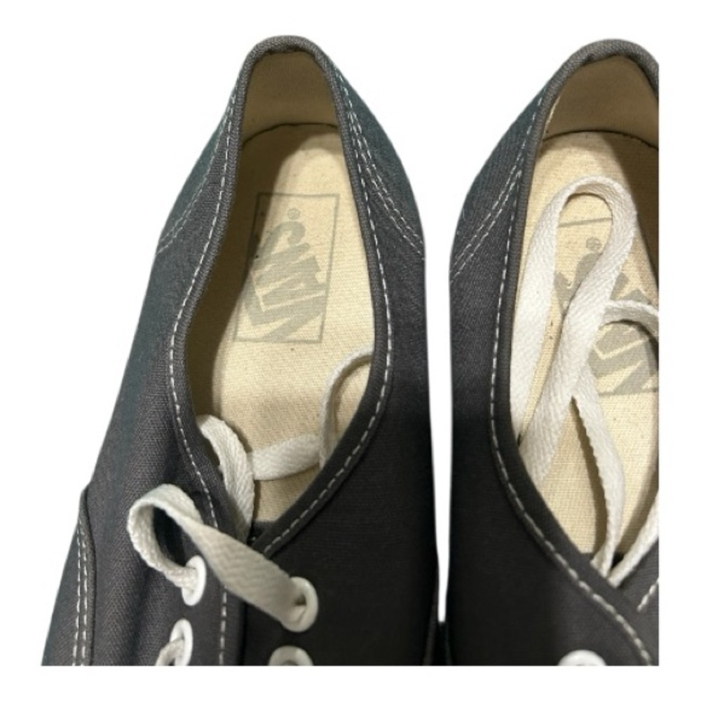 Classic Gray Vans Canvas Men's Shoes - Picture 4 of 8